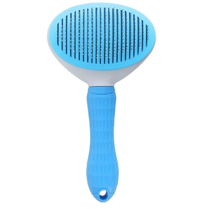 Brosse de toilettage anti-poils pour chat et chien Pawtiko - poignée ergonomique