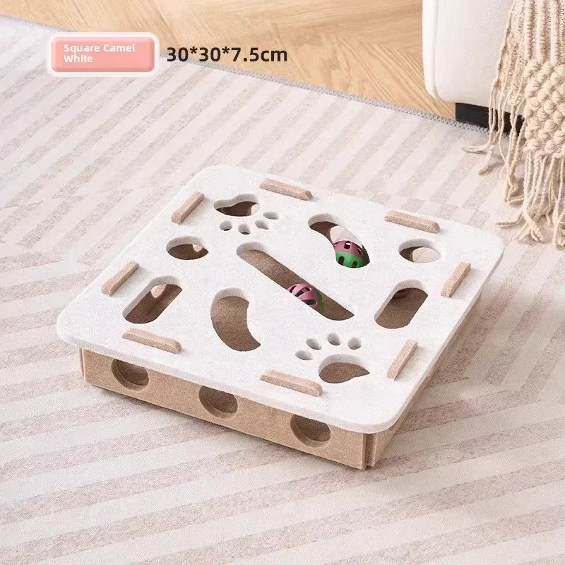 Puzzle interactif pour chat Pawtiko - compartiments à friandises