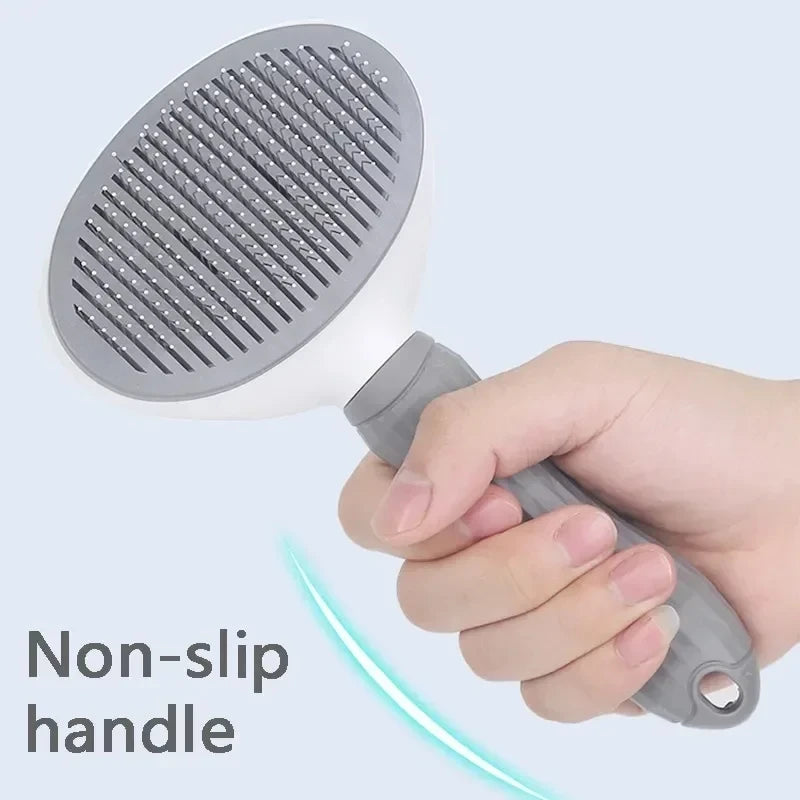 Brosse de toilettage anti-poils pour chat et chien Pawtiko - utilisation sur un chien