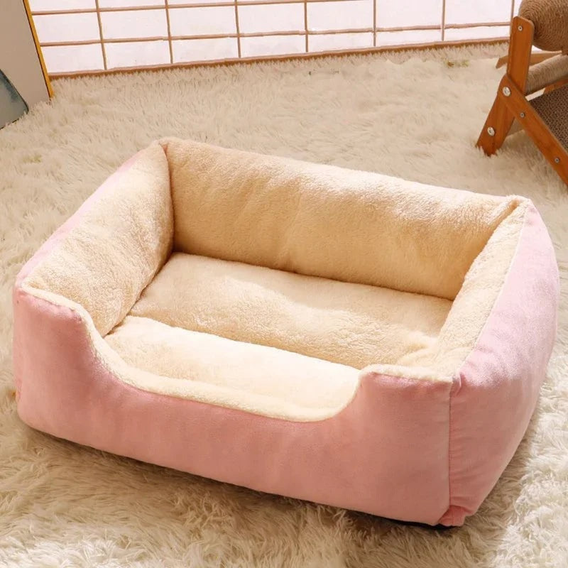 Coussin cocon moelleux pour chat Pawtiko - base antidérapante