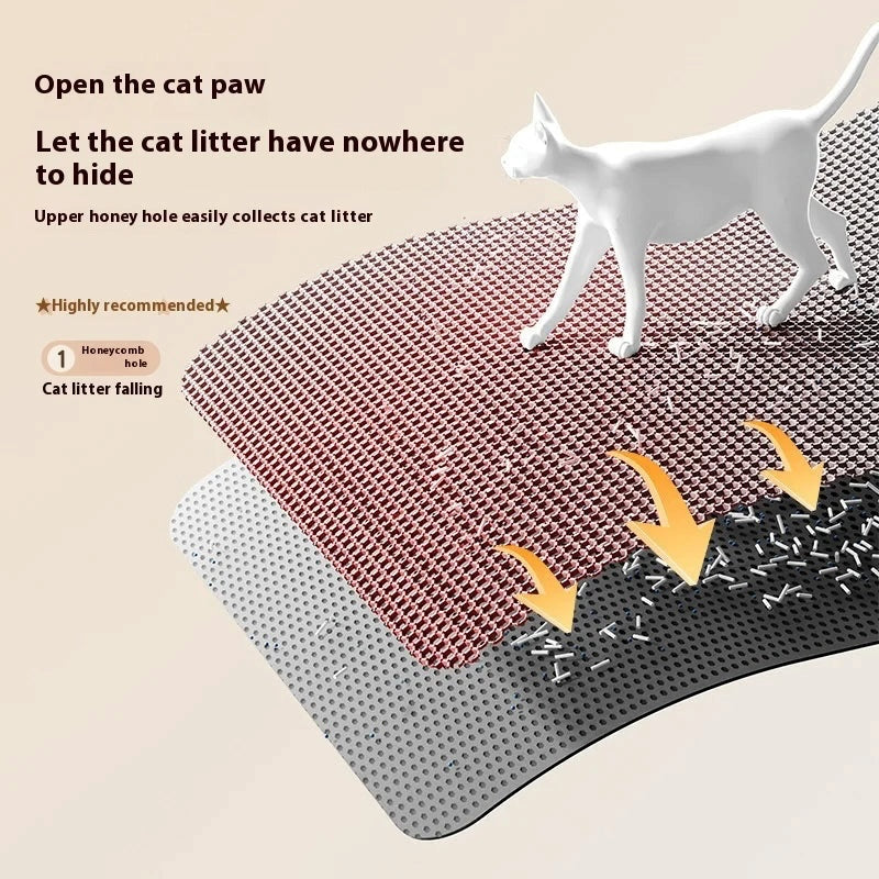 Tapis piège à litière pour chat Pawtiko - vue principale